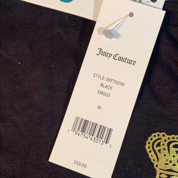 JUICY COUTURE 25th Anniversary Gold Crown Crop T - Picture 5 of 8